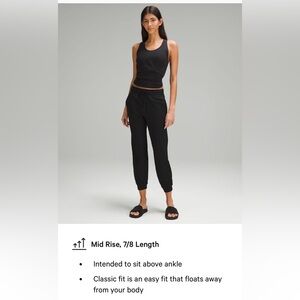 Lululemon Soft Jersey Classic Mid-rise Jogger